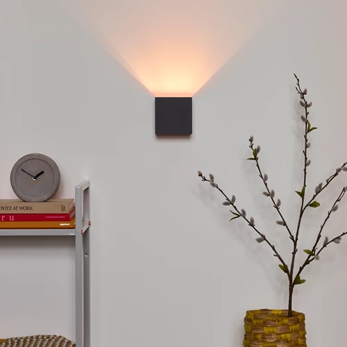 Lucide XIO - Applique murale - LED Dim. - G9 - 1x4W 2700K - Angle du faisceau réglable - Gris - ambiance 1